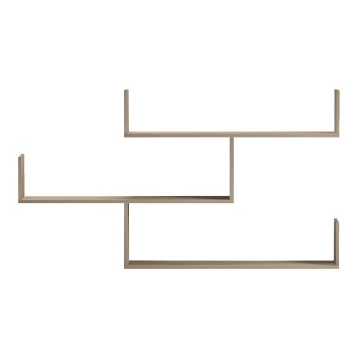 Ραφιέρα τοίχου Tiber pakoworld sonoma 120x22x67εκ