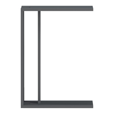 Βοηθητικό τραπέζι Muju pakoworld ανθρακί  30x40x55εκ