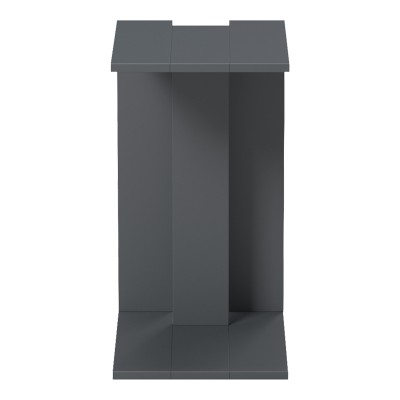 Βοηθητικό τραπέζι Muju pakoworld ανθρακί  30x40x55εκ