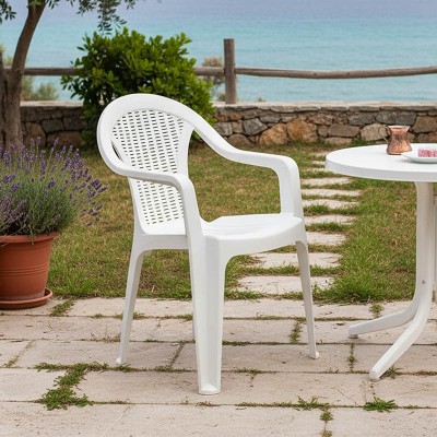 Πολυθρόνα Headway pakoworld PP λευκό