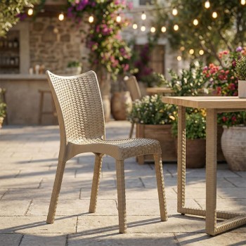 Καρέκλα Confident pakoworld PP cappucino