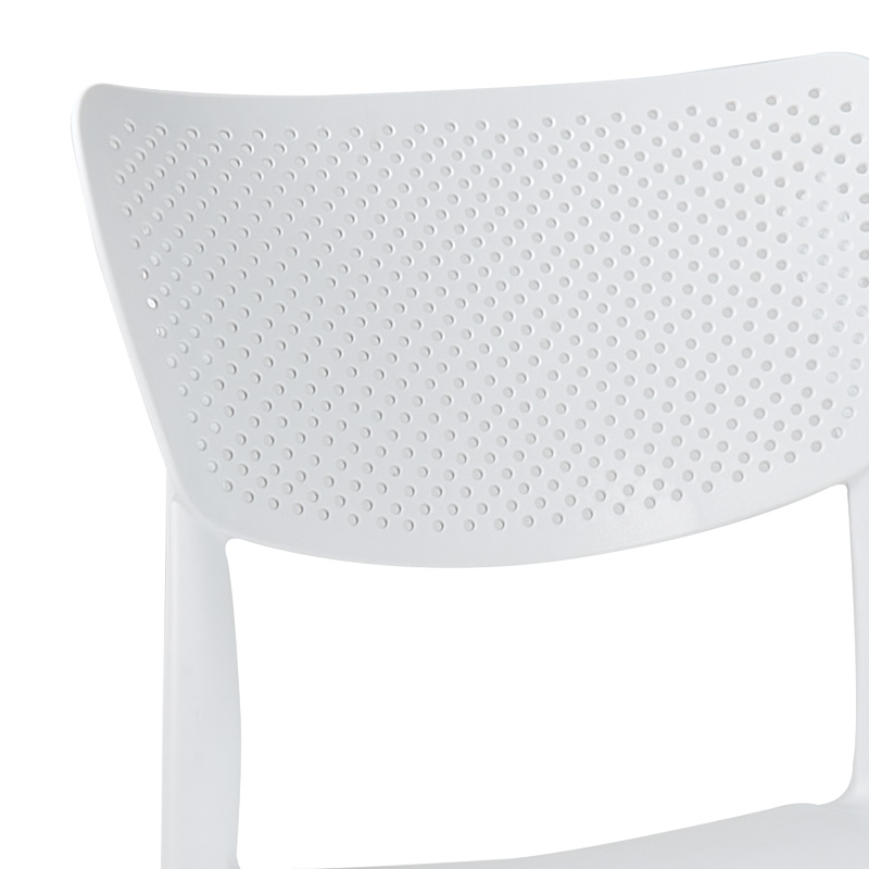 Τραπεζαρία Icon-Ignite pakoworld σετ 5τεμ PP σε λευκή απόχρωση