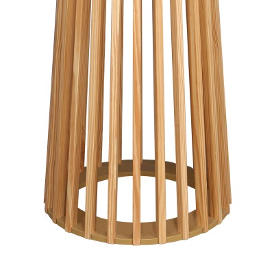 Τραπέζι μπαρ Domonic pakoworld mdf φυσικό Φ60x105εκ