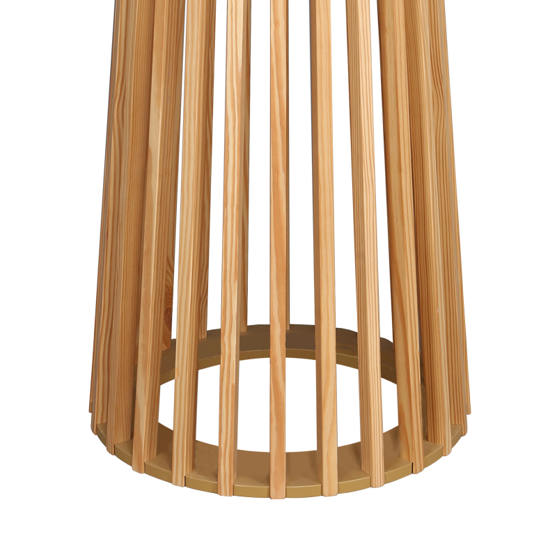 Τραπέζι μπαρ Domonic pakoworld mdf φυσικό Φ60x105εκ