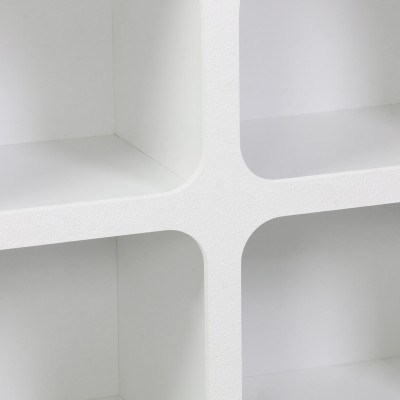 Μπουφές Emersi pakoworld με ράφια mdf σε λευκή απόχρωση 120x35x76εκ