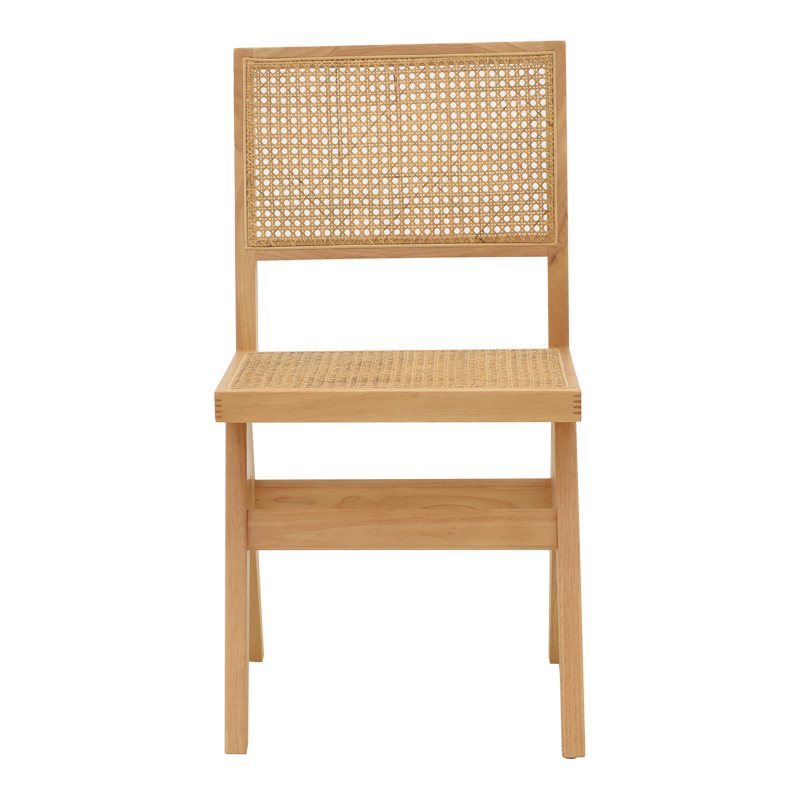 Καρέκλα Winslow pakoworld φυσικό rubberwood 45x56x82εκ