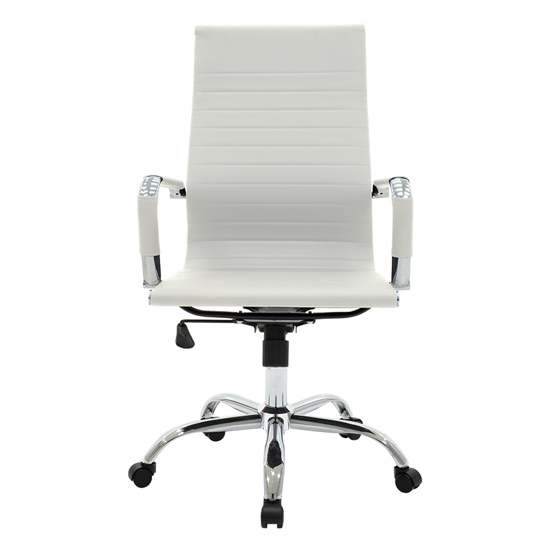 Καρέκλα γραφείου διευθυντή Valter pakoworld λευκό pu 55.5x58x108εκ