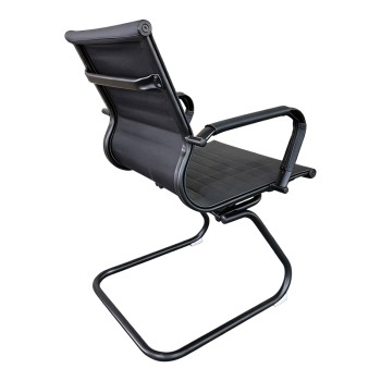 Καρέκλα γραφείου επισκέπτη Valter pakoworld pu μαύρο 55.5x48x88εκ