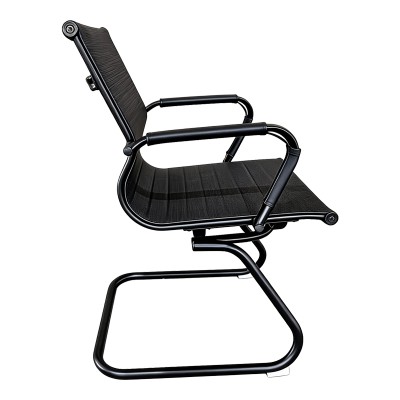 Καρέκλα γραφείου επισκέπτη Valter pakoworld pu μαύρο 55.5x48x88εκ