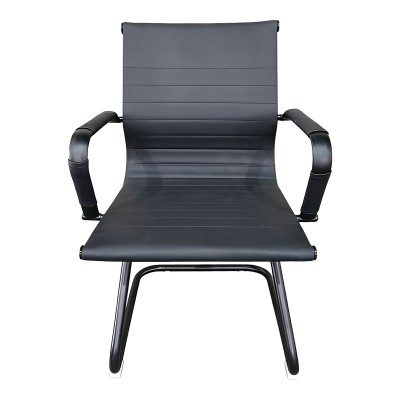 Καρέκλα γραφείου επισκέπτη Valter pakoworld pu μαύρο 55.5x48x88εκ