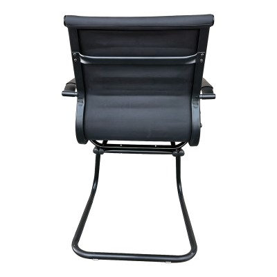 Καρέκλα γραφείου επισκέπτη Valter pakoworld pu μαύρο 55.5x48x88εκ