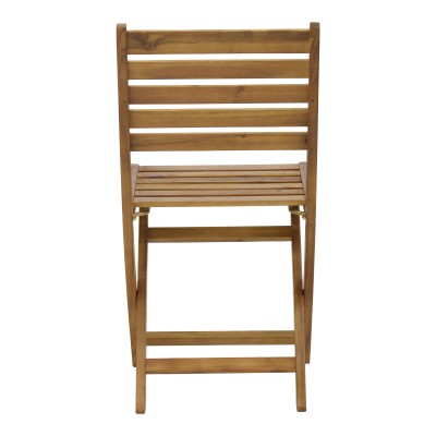 Καρέκλα Fatel pakoworld πτυσσόμενη ξύλο ακακίας φυσικό 40x53x82εκ | 2 τμχ