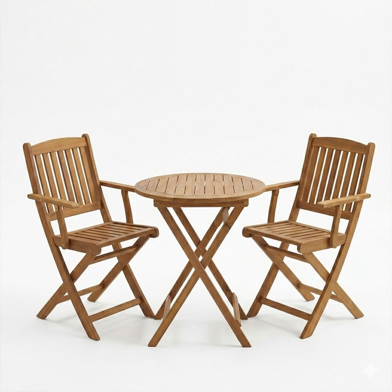 Τραπεζαρία Recofly-Carpuva pakoworld σετ 3τεμ