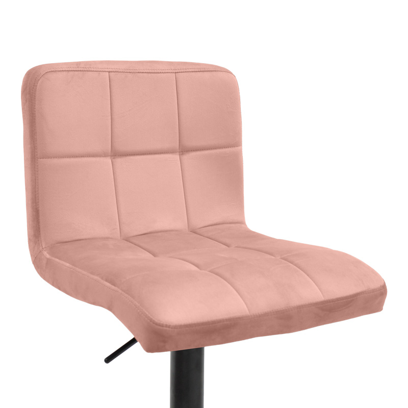 Σκαμπό μπαρ Remina pakoworld πτυσσόμενο σάπιο μήλο βελούδο-βάση μαύρο μέταλλο 44x44x112εκ | 2 τμχ