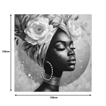 Πίνακας σε καμβά Giara 3D Inart 100x3x100εκ