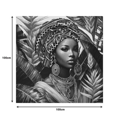 Πίνακας σε καμβά Gangalo 3D Inart 100x3x100εκ