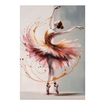 Πίνακας σε καμβά Dancito I 3D Inart 70x2.5x100εκ