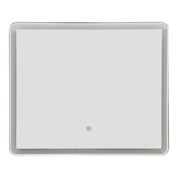 Καθρέπτης Led Quadrou pakoworld pp-αλουμίνιο 60x3x50εκ