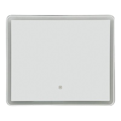 Καθρέπτης Led Quadrou pakoworld pp-αλουμίνιο 60x3x50εκ