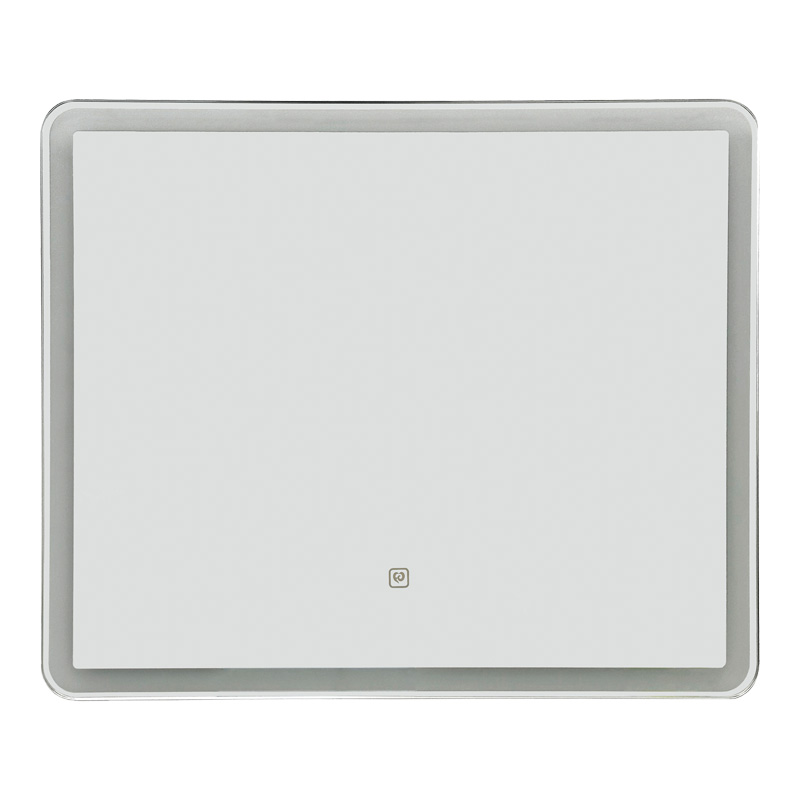 Καθρέπτης Led Quadrou pakoworld pp-αλουμίνιο 60x3x50εκ