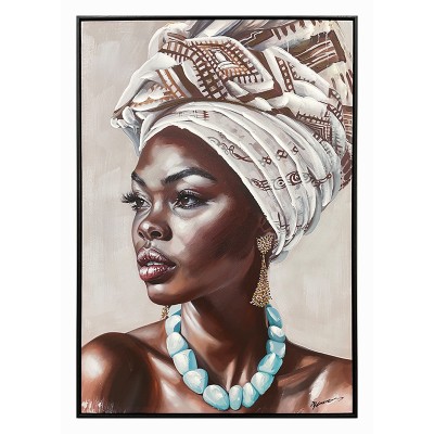 Πίνακας σε καμβά Zaira Ι Inart με πλαίσιο 70x3.5x100εκ