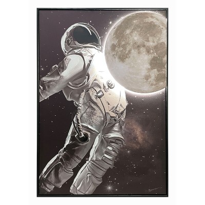 Πίνακας σε καμβά Mallo Ι 3D Inart με πλαίσιο 70x3.5x100εκ