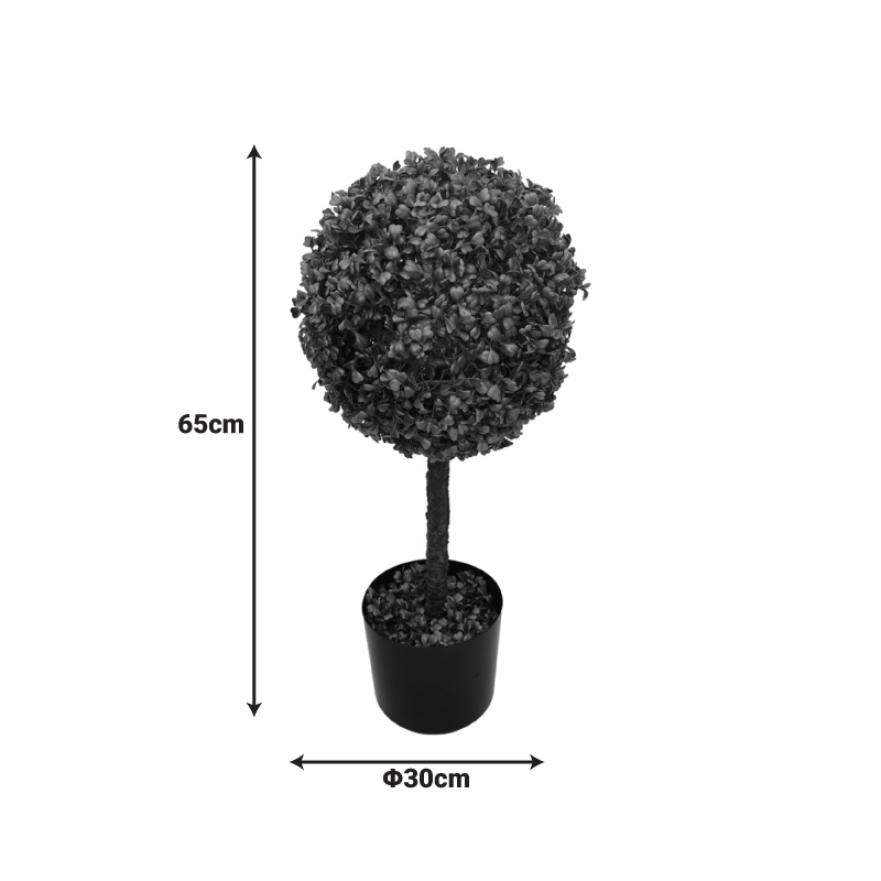 Διακοσμητικό φυτό Bolla I σε γλάστρα Inart πράσινο pp Φ30x65εκ