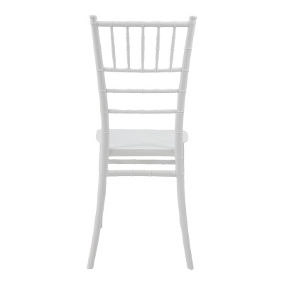 Καρέκλα Tiffany Ι pakoworld pp σε λευκή απόχρωση 38.5x46.5x87εκ