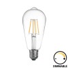 Λαμπτήρας LED ST64 Bulb pakoworld dimmable 8W E27 2700K clear