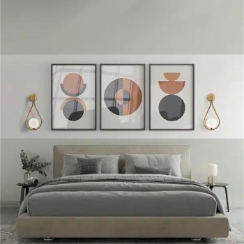 Φωτιστικό τοίχου-απλίκα Teary pakoworld G9 μέταλλο χρυσό-λευκό 16x12x37εκ