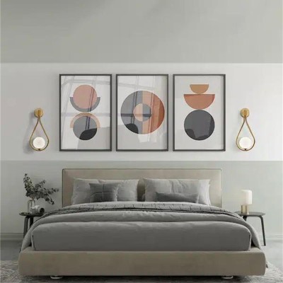 Φωτιστικό τοίχου-απλίκα Teary pakoworld G9 μέταλλο χρυσό-λευκό 16x12x37εκ