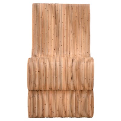 Πολυθρόνα Favorsy pakoworld rattan σε φυσική απόχρωση 52x65x90εκ