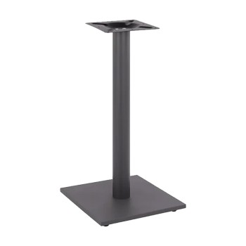 Βάση τραπεζιού Bar Batan pakoworld μεταλλική σε μαύρη απόχρωση 40x40x94εκ