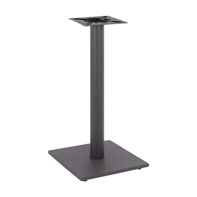 Βάση τραπεζιού Bar Batan pakoworld μεταλλική σε μαύρη απόχρωση 40x40x94εκ