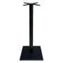 Βάση τραπεζιού Bar Cabanol pakoworld μεταλλική σε μαύρη απόχρωση 45x45x108εκ