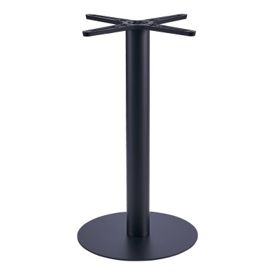 Βάση τραπεζιού Bar Stada pakoworld μέταλλο μαύρο Φ40x94εκ