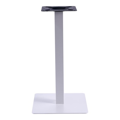 Βάση τραπεζιού Batan I pakoworld μέταλλο λευκό 40x40x72εκ