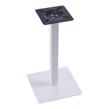 Βάση τραπεζιού Batan I pakoworld μέταλλο λευκό 40x40x72εκ