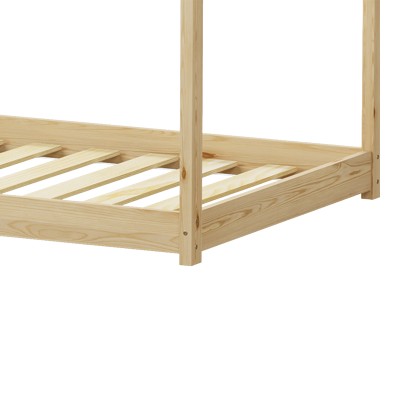 Παιδικό κρεβάτι Nino τ. Montessori pakoworld ξύλο πεύκου σε φυσική απόχρωση 90x190εκ