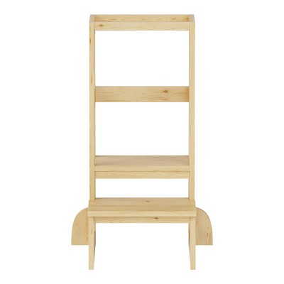 Παιδικός πύργος εκμάθησης Chiquel pakoworld τ. Montessori ξύλο σε φυσική απόχρωση 45.7x51x90εκ