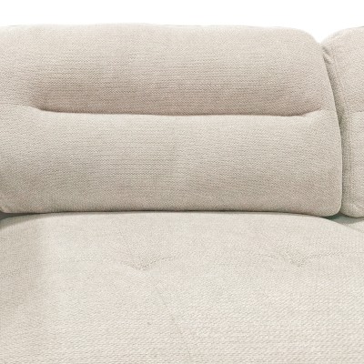 Γωνιακός καναπές δεξιά γωνία Camile pakoworld ύφασμα σε μπεζ απόχρωση 270x174x95εκ