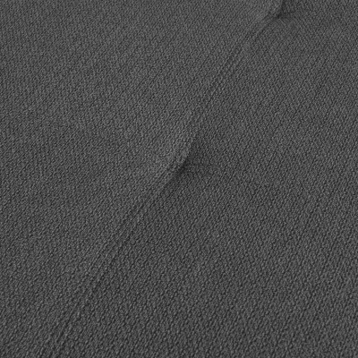 Γωνιακός καναπές αριστερή γωνία Camile pakoworld ύφασμα σε ανθρακί απόχρωση 270x174x95εκ