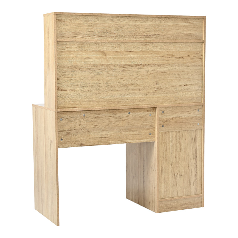 Γραφείο εργασίας Secreta pakoworld με ράφι σε oak απόχρωση 110x50x135εκ