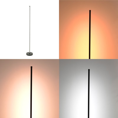 Φωτιστικό δαπέδου Topelia pakoworld led μέταλλο σε μαύρη απόχρωση Φ20x140εκ