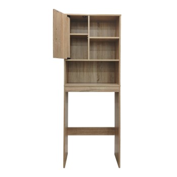 Έπιπλο μπάνιου Tazien pakoworld σε sonoma απόχρωση 60x24x168.5εκ