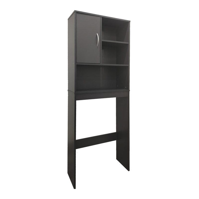 Έπιπλο μπάνιου Tazien pakoworld σε ανθρακί απόχρωση 60x24x168.5εκ