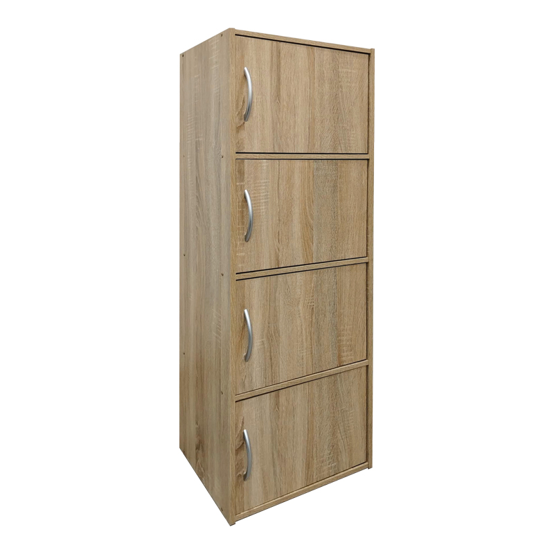 Ντουλάπι-στήλη Soline pakoworld σε sonoma απόχρωση 40x34.5x120εκ