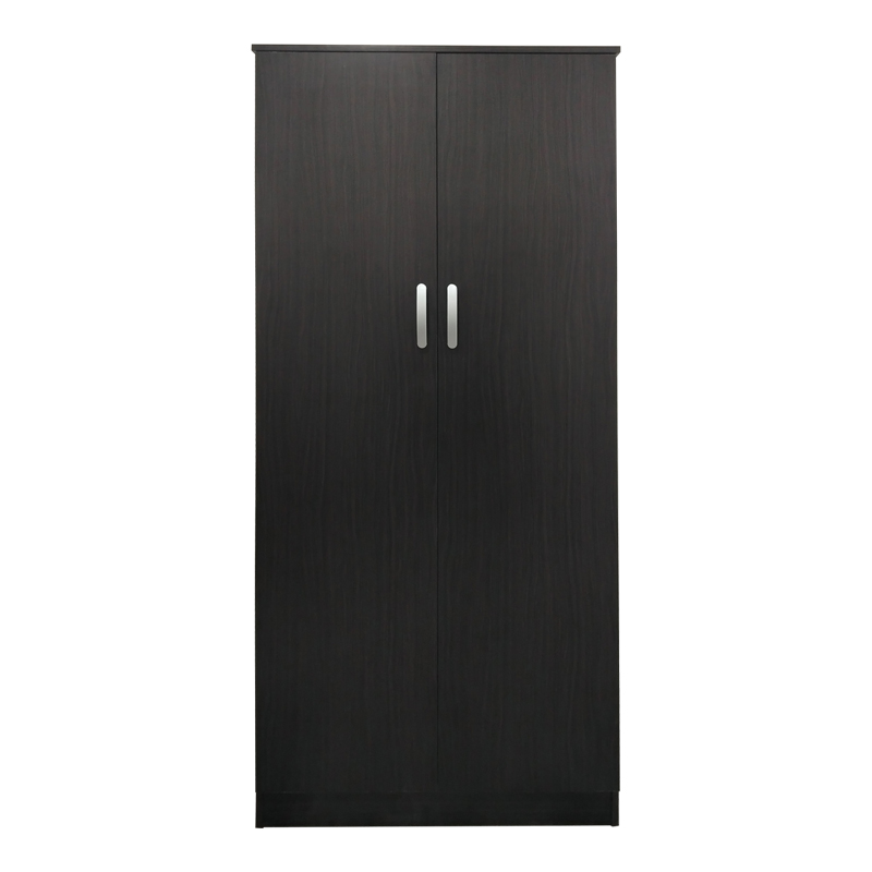 Ντουλάπα δίφυλλη Athos pakoworld σε wenge απόχρωση 80x42x180εκ