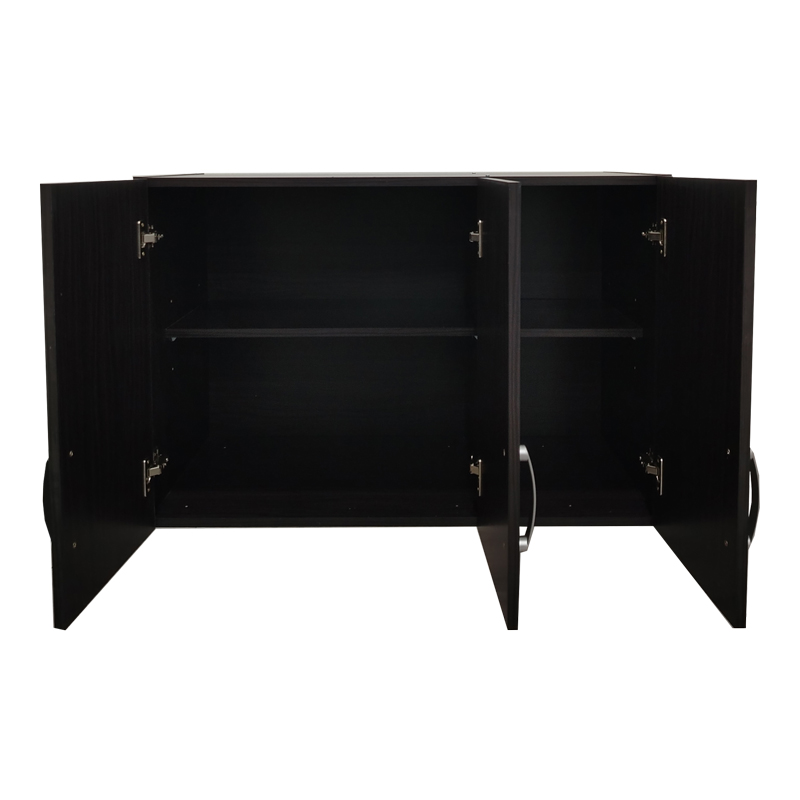 Πατάρι ντουλάπας τρίφυλλο Athos pakoworld σε wenge απόχρωση 90x41.5x60εκ