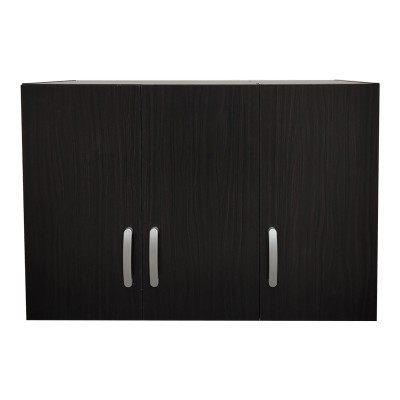 Πατάρι ντουλάπας τρίφυλλο Athos pakoworld σε wenge απόχρωση 90x41.5x60εκ